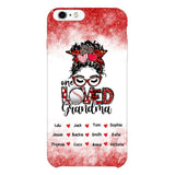 PERSONALIZED ONE LOVED BASEBALL GRANDMA PHONECASE QTDT0605