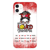 PERSONALIZED ONE LOVED SOFTBALL GRANDMA PHONECASE QTDT0605