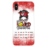 PERSONALIZED ONE LOVED SOFTBALL GRANDMA PHONECASE QTDT0605