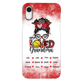 PERSONALIZED ONE LOVED SOFTBALL GRANDMA PHONECASE QTDT0605
