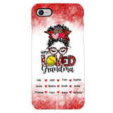 PERSONALIZED ONE LOVED SOFTBALL GRANDMA PHONECASE QTDT0605