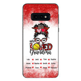 PERSONALIZED ONE LOVED SOFTBALL GRANDMA PHONECASE QTDT0605