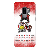 PERSONALIZED ONE LOVED SOFTBALL GRANDMA PHONECASE QTDT0605