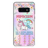 Personalized Grandma Kid Phone Case Printed 22MAY-HC06