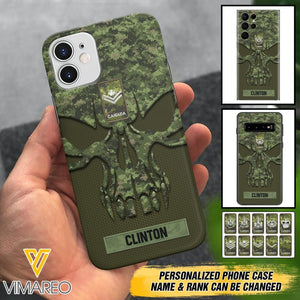 Personalized Canadian Soldier Phone Case Printed 22MAY-DT09