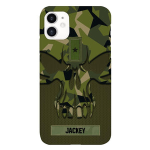 Personalized Swedish Solider Camo Phone Case Printed 22MAY-DT09