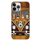 Personalized Dog Sunflower Phone Case Printed 22MAY-DT09
