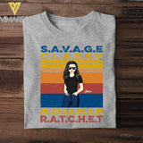 PERSONALIZED SAVAGE CLASSY BOUGIE RATCHET TSHIRT QTDT1205