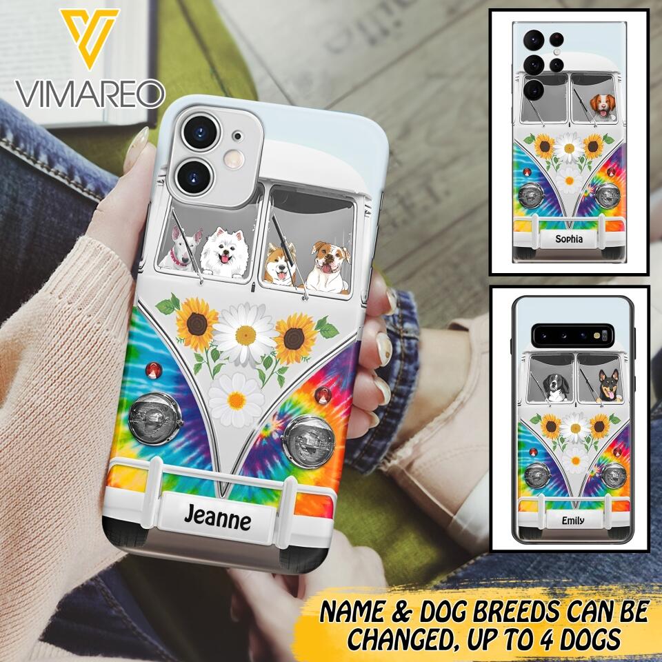 Personalized Dog Lover Phone Case Printed 22MAY-DT12