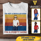 PERSONALIZED I'm Not a Regular mom, i'm Posty Mom TSHIRT QTLN1205