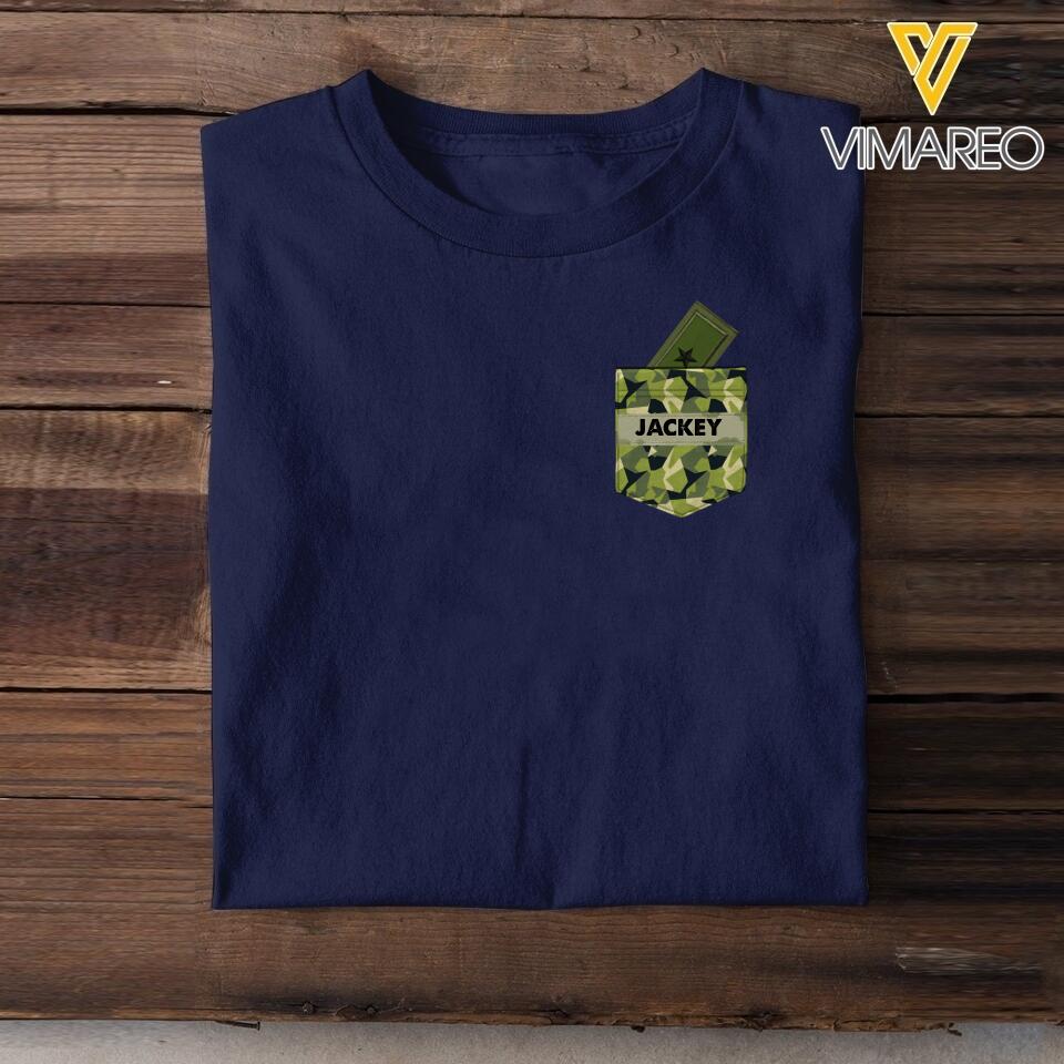 Personalized Swedish Soldier Tshirt Printed 22MAY-HC13