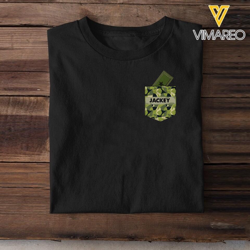 Personalized Swedish Soldier Tshirt Printed 22MAY-HC13
