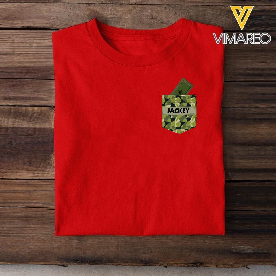 Personalized Swedish Soldier Tshirt Printed 22MAY-HC13