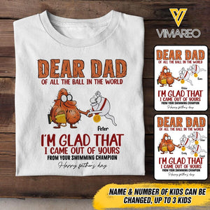 Personalized Father's Day Tshirt Printed 22MAY-DT16