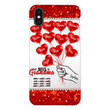 PERSONALIZED BEST GRANDMA EVER KID NAME BALLOONS PHONECASE QTHC1605