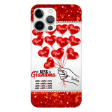 PERSONALIZED BEST GRANDMA EVER KID NAME BALLOONS PHONECASE QTHC1605