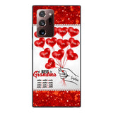 PERSONALIZED BEST GRANDMA EVER KID NAME BALLOONS PHONECASE QTHC1605