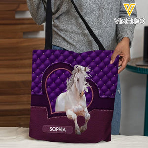 PERSONALIZED HORSE TOTE BAG NQTN1605