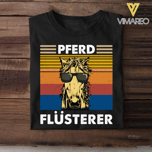 Personalized Pferd Plusterer Tshirt Printed QTTN1805