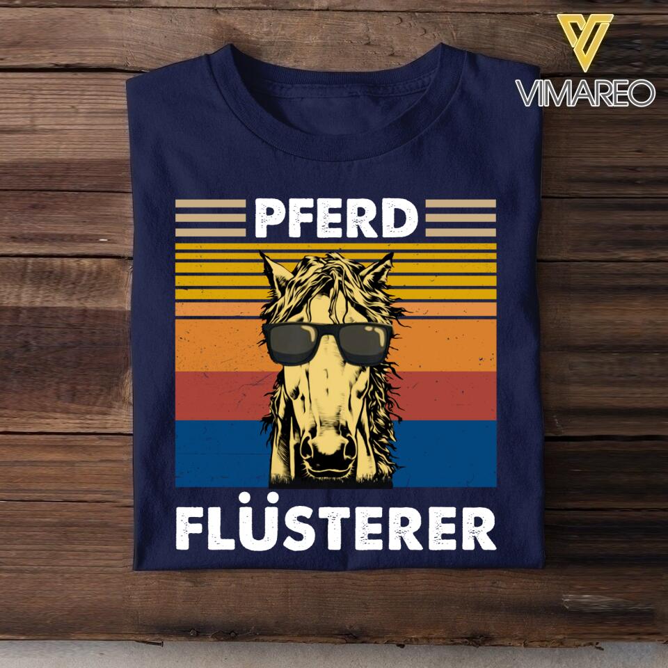 Personalized Pferd Plusterer Tshirt Printed QTTN1805