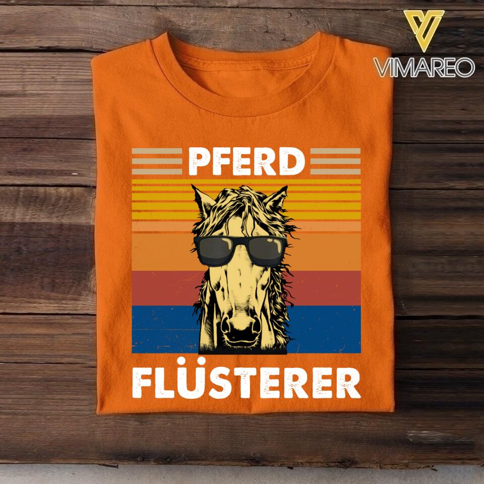 Personalized Pferd Plusterer Tshirt Printed QTTN1805