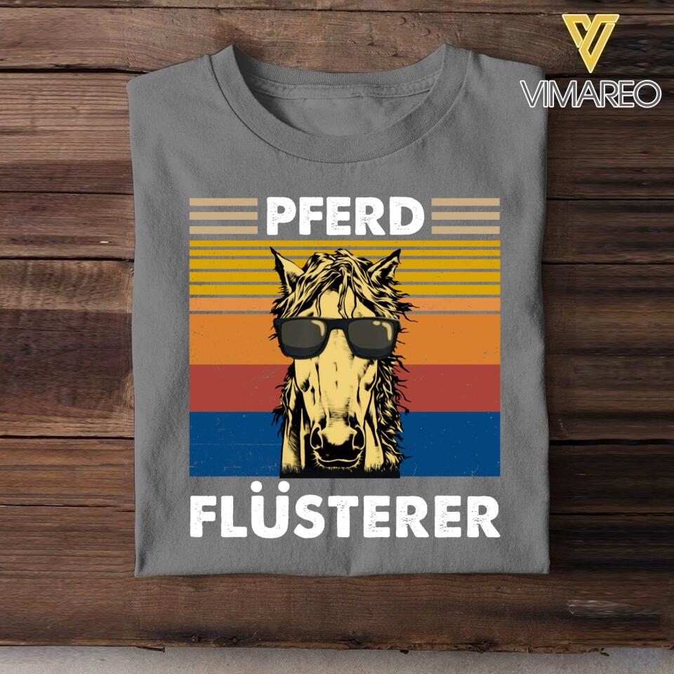 Personalized Pferd Plusterer Tshirt Printed QTTN1805