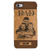 Personalized Best Dad Ever Phone Case Printed 22MAY-HQ18