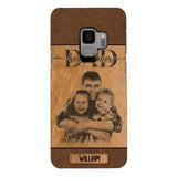 Personalized Best Dad Ever Phone Case Printed 22MAY-HQ18