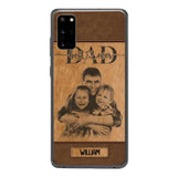 Personalized Best Dad Ever Phone Case Printed 22MAY-HQ18