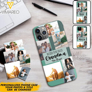 Personalized Blessed To Be Called Grandma Phone Case Printed 22MAY-DT19