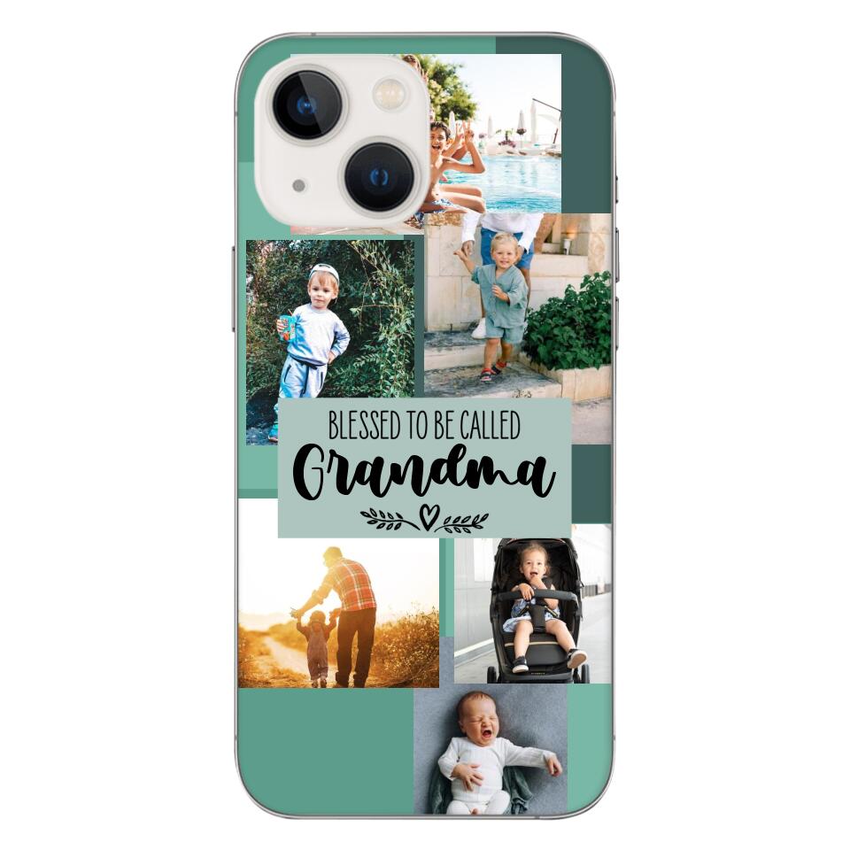 Personalized Blessed To Be Called Grandma Phone Case Printed 22MAY-DT19
