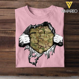 Personalized U.S Soldier Tshirt Printed 22MAY-DT21