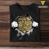 Personalized U.S Soldier Tshirt Printed 22MAY-DT21
