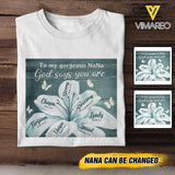 PERSONALIZED TO MY GORGEOUS GRANDMA GOD SAYS YOU ARE TSHIRTS QTTN2305