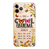 Personalized This Cool Grandma Transparent Silicone Phonecase Printed 22MAY-DT23