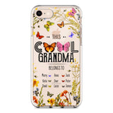 Personalized This Cool Grandma Transparent Silicone Phonecase Printed 22MAY-DT23