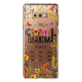 Personalized This Cool Grandma Transparent Silicone Phonecase Printed 22MAY-DT23