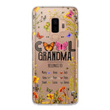 Personalized This Cool Grandma Transparent Silicone Phonecase Printed 22MAY-DT23