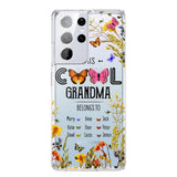 Personalized This Cool Grandma Transparent Silicone Phonecase Printed 22MAY-DT23