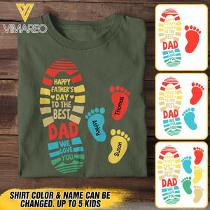 Personalized Father's Day Tshirt Printed 22MAY-DT25