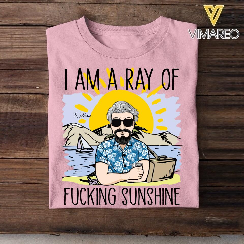 PERSONALIZEDI'M A RAY OF FUCKING SUNSHINE TSHIRT QTDT2505