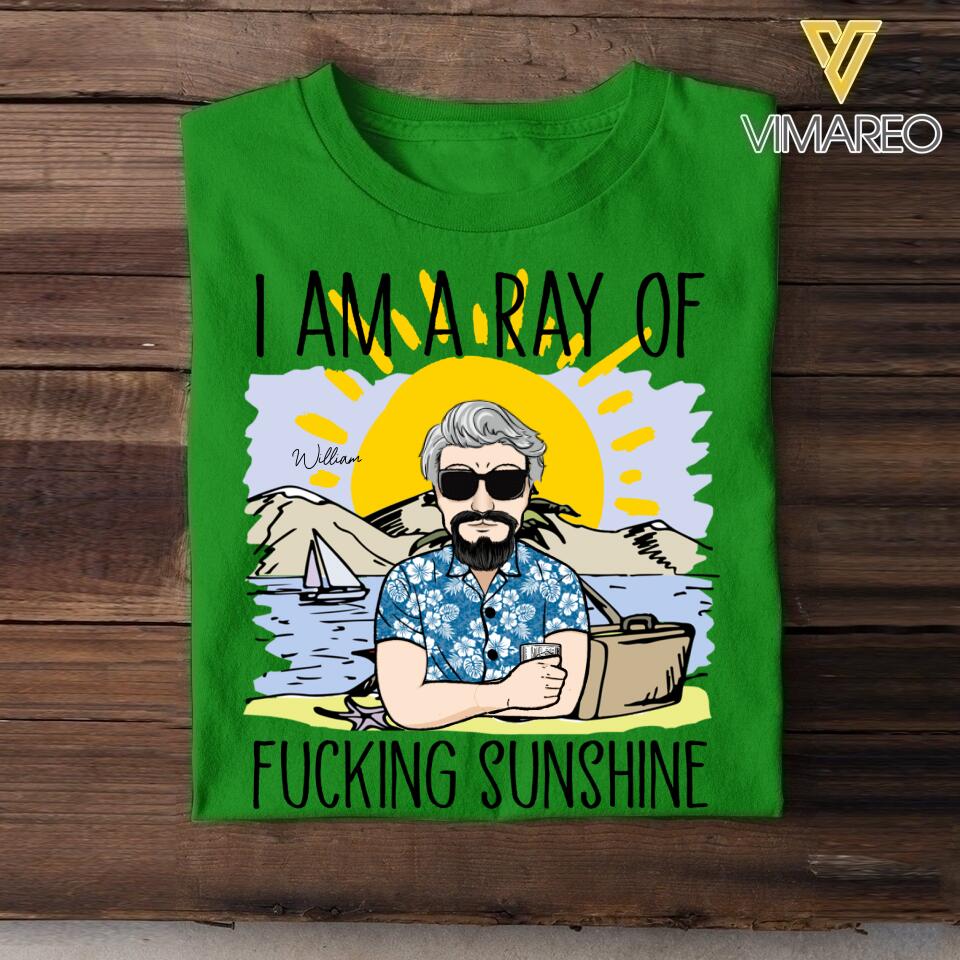 PERSONALIZEDI'M A RAY OF FUCKING SUNSHINE TSHIRT QTDT2505