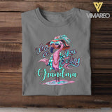 Personalized Who Are You Calling Grandma Flamigo Tshirt Printed QTHC2505