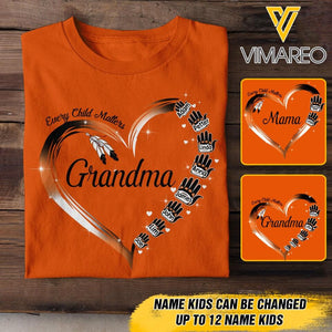 Personalized Every Child Matter Grandma Kid Name Tshirt Printed QTTN2605