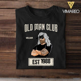 Personalized Old Man Club Tshirt Printed QTVQ2605