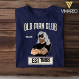 Personalized Old Man Club Tshirt Printed QTVQ2605
