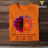 Personalized Blessed To be Called Nana Tshirt Printed 22MAY-HC26