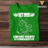 Personalized UK Veteran Dad Bob Kid Name Tshirt Printed QTVQ2705