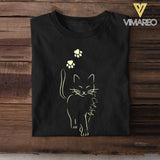 Personalized Cat Lady Tshirt Printed QTHY3005