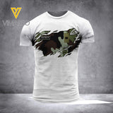 DH Personalized Irish Soldier Tshirt 3D Printed HC3005